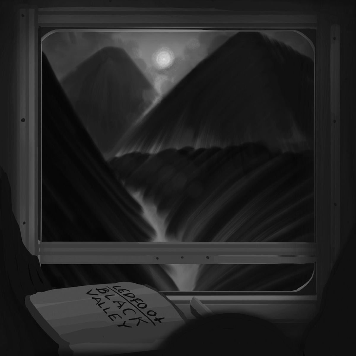 Ledfoot – Black Valley vinyl record cover