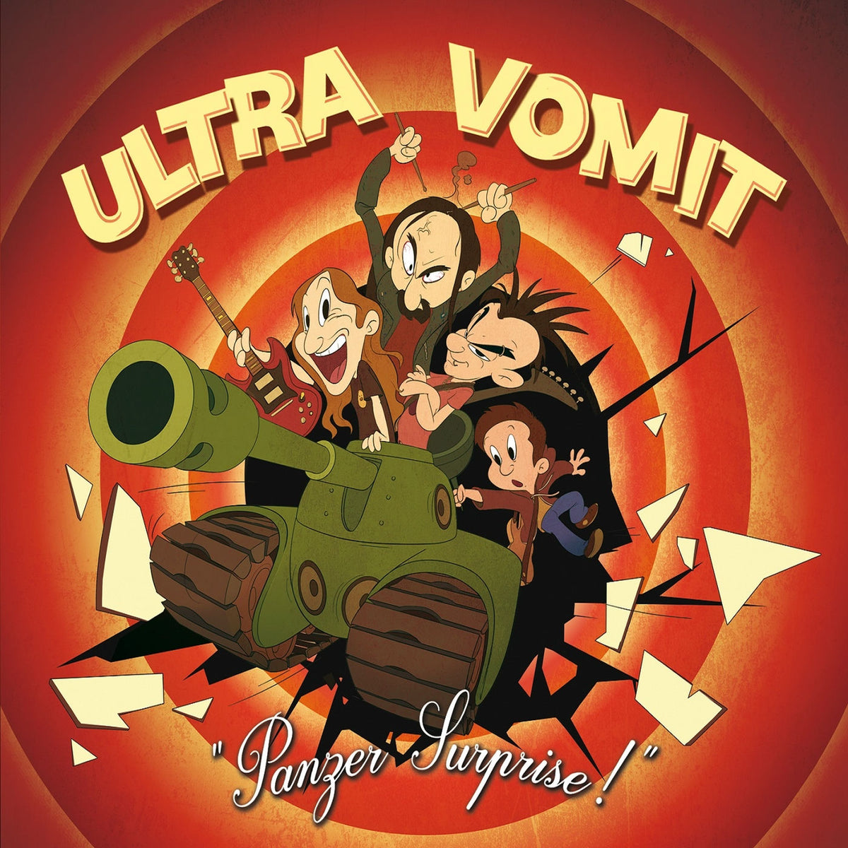 Ultra Vomit – Panzer Surprise! vinyl record cover