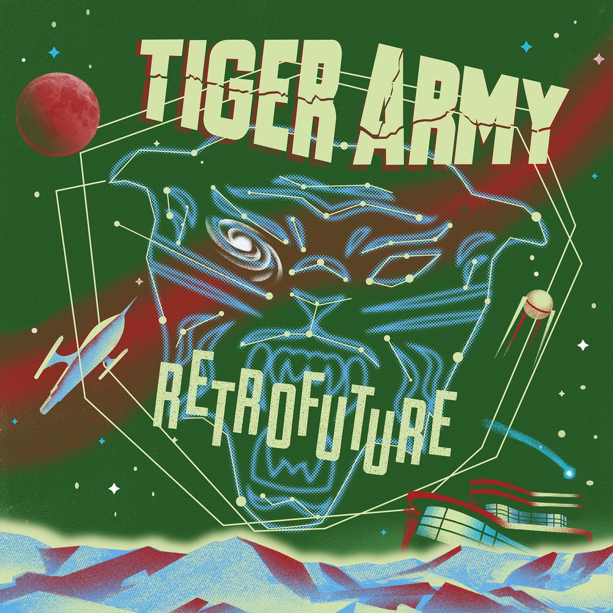 Tiger Army – Retrofuture vinyl record cover