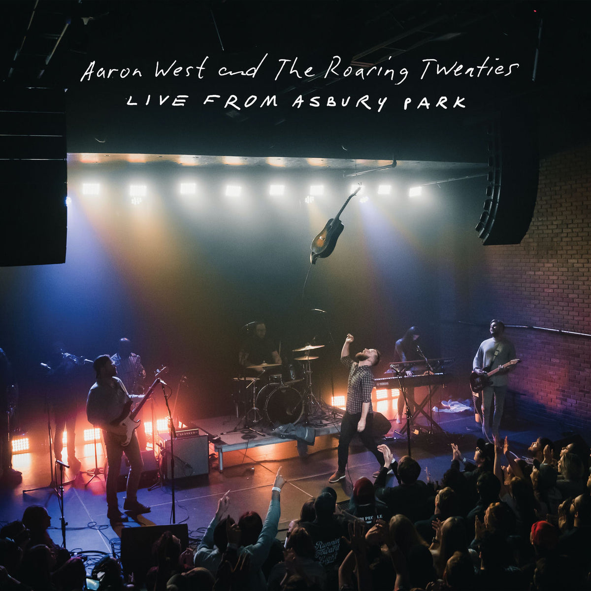 Aaron West & The Roaring Twenties – Live From Asburn Park [LP] (YELLOW VINYL, DOWNLOAD, INDIE-RETAIL EXCLUSIVE) vinyl record cover