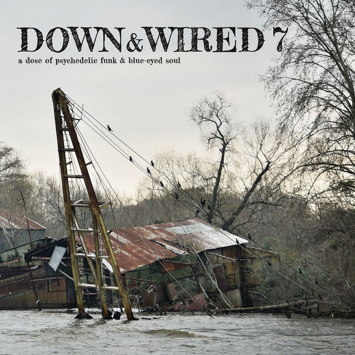 Various Artists – Down & Wired 7 vinyl record cover