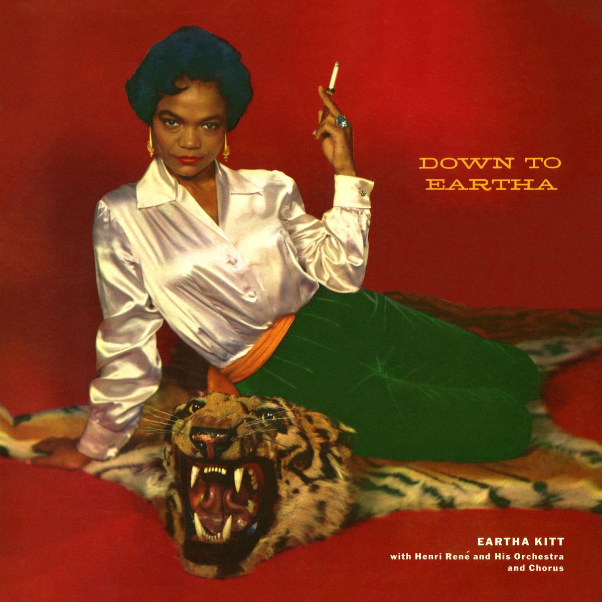 Eartha Kitt – Down to Eartha vinyl record cover