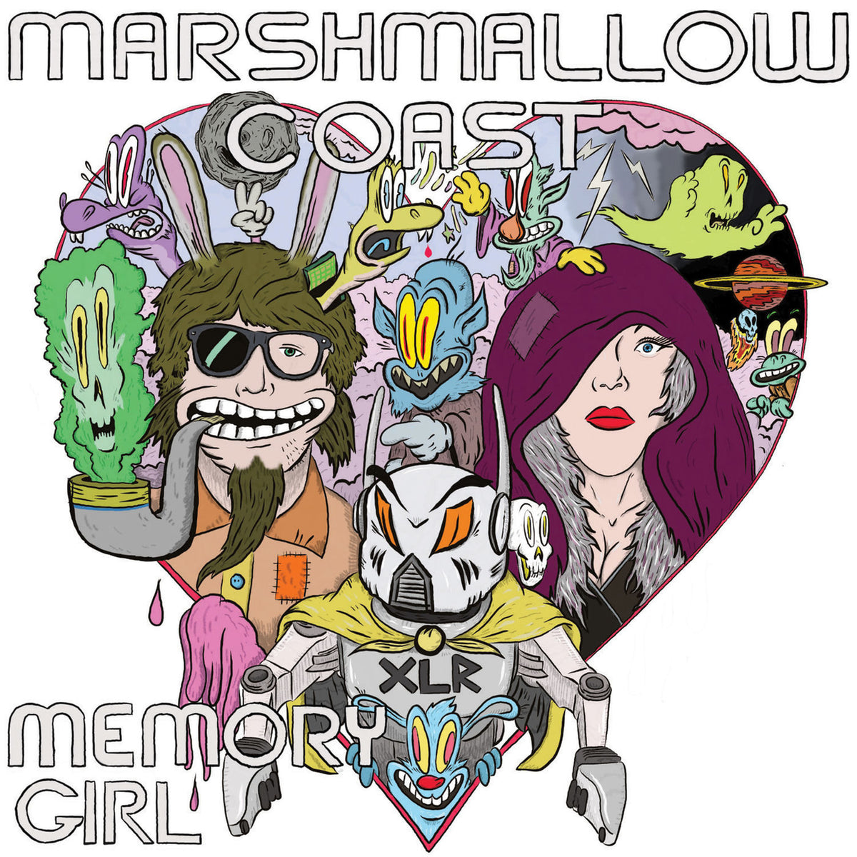 Marshmallow Coast – Memory Girl vinyl record cover