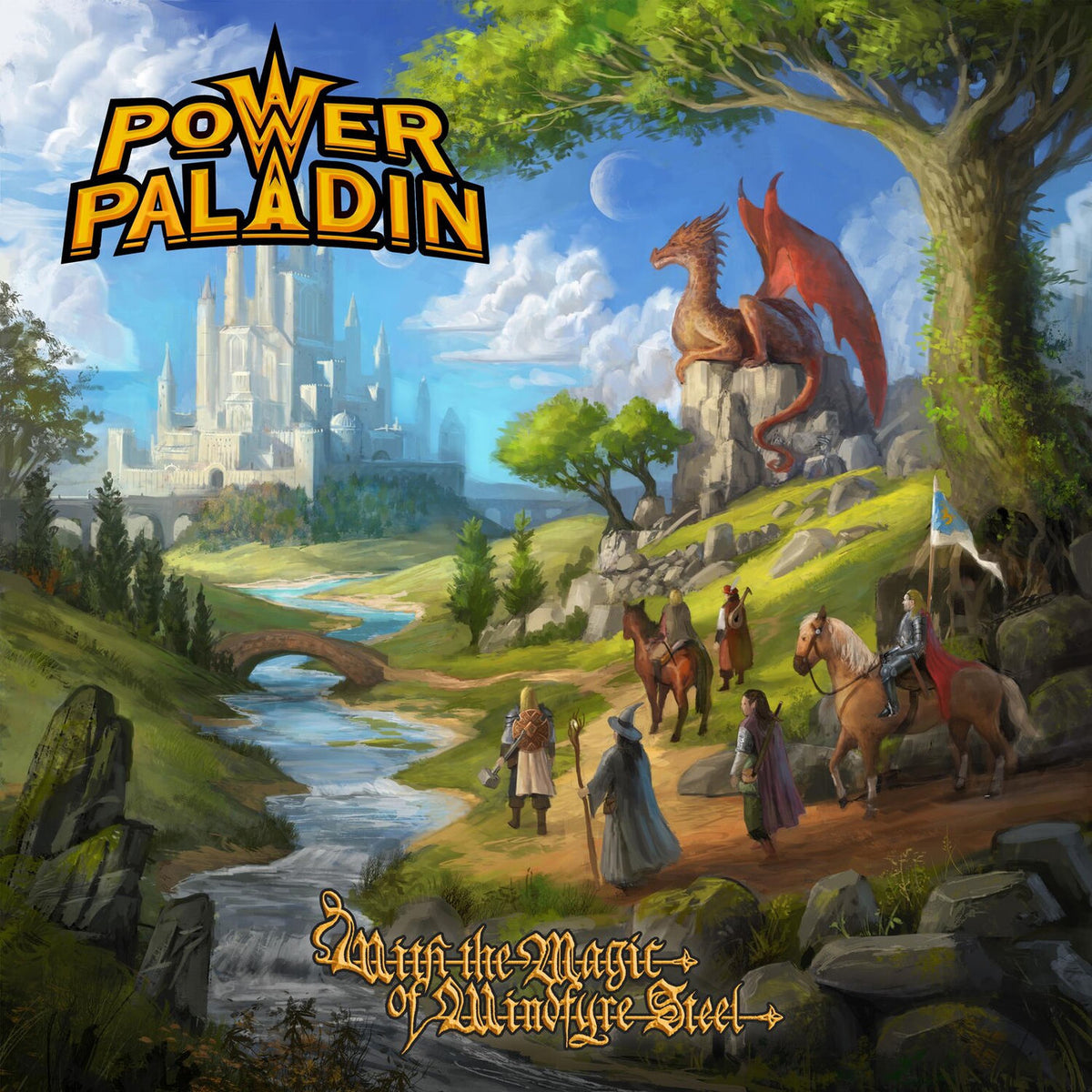 Power Paladin – With The Magic Of Windfyre Steel (Coloured) (Coloured Vinyl) vinyl record cover