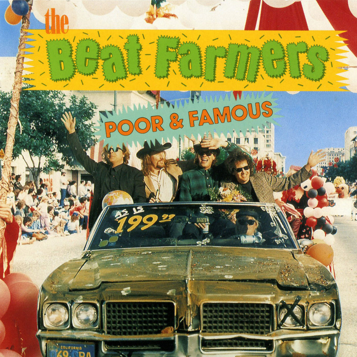 Beat Farmers – Poor & Famous vinyl record cover