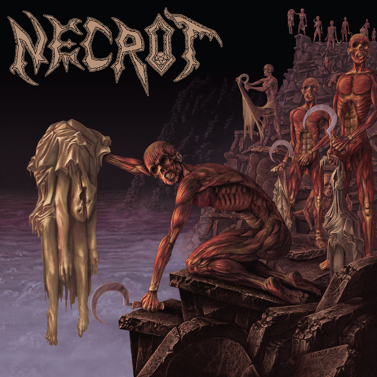 Necrot – Mortal vinyl record cover