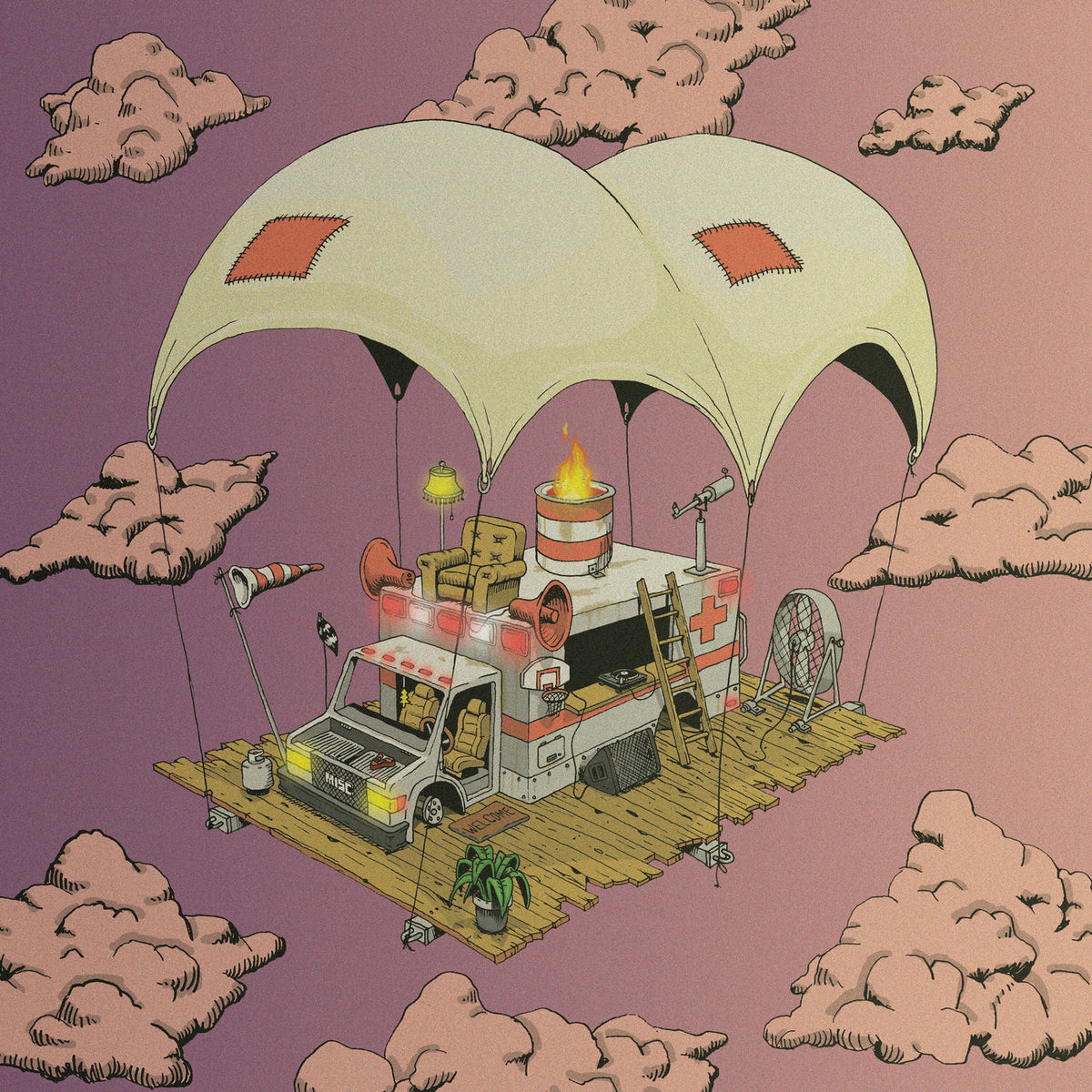 MISC – Partager L'Ambulance vinyl record cover