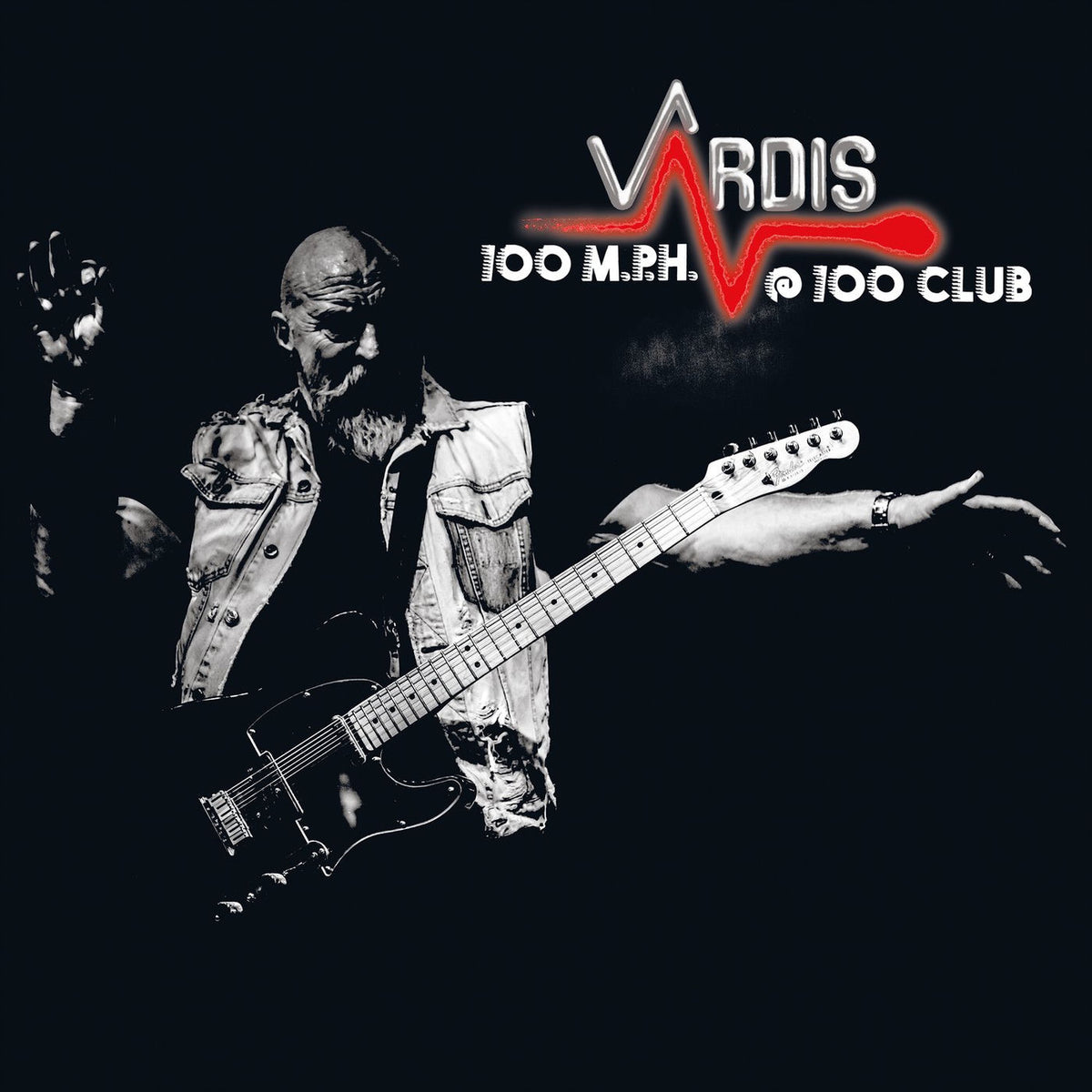 Vardis – 100mph@100club (Live) vinyl cover