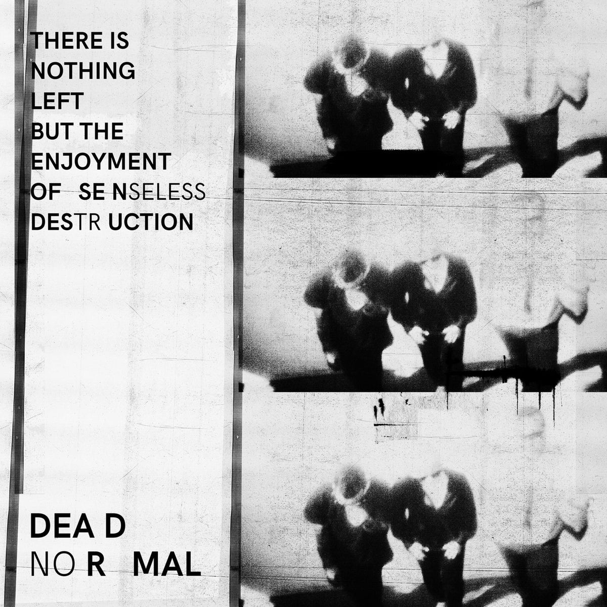 Dead Normal – Nothing Left But Enjoyment Senseless Destruction vinyl record cover