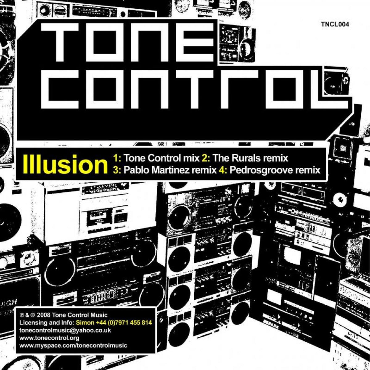 Tone Control – Illusion (Incl. Theo Parrish Remix) vinyl record cover