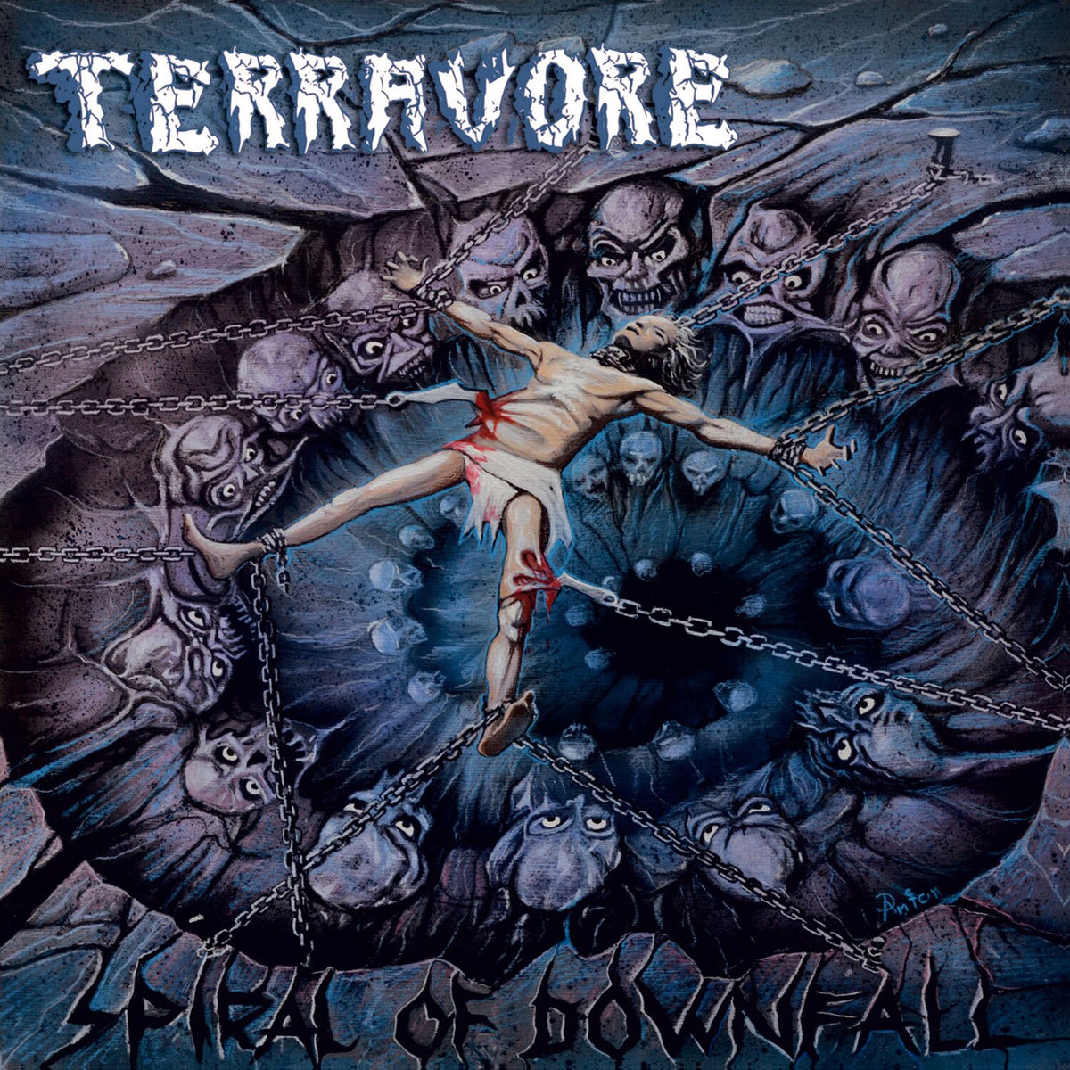 Terravore – Spiral Of Downfall vinyl record cover