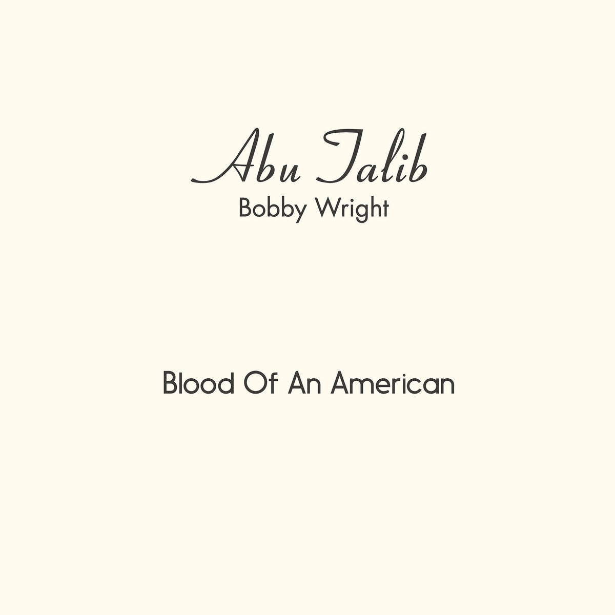 Bobby Wright – Blood of an American vinyl cover