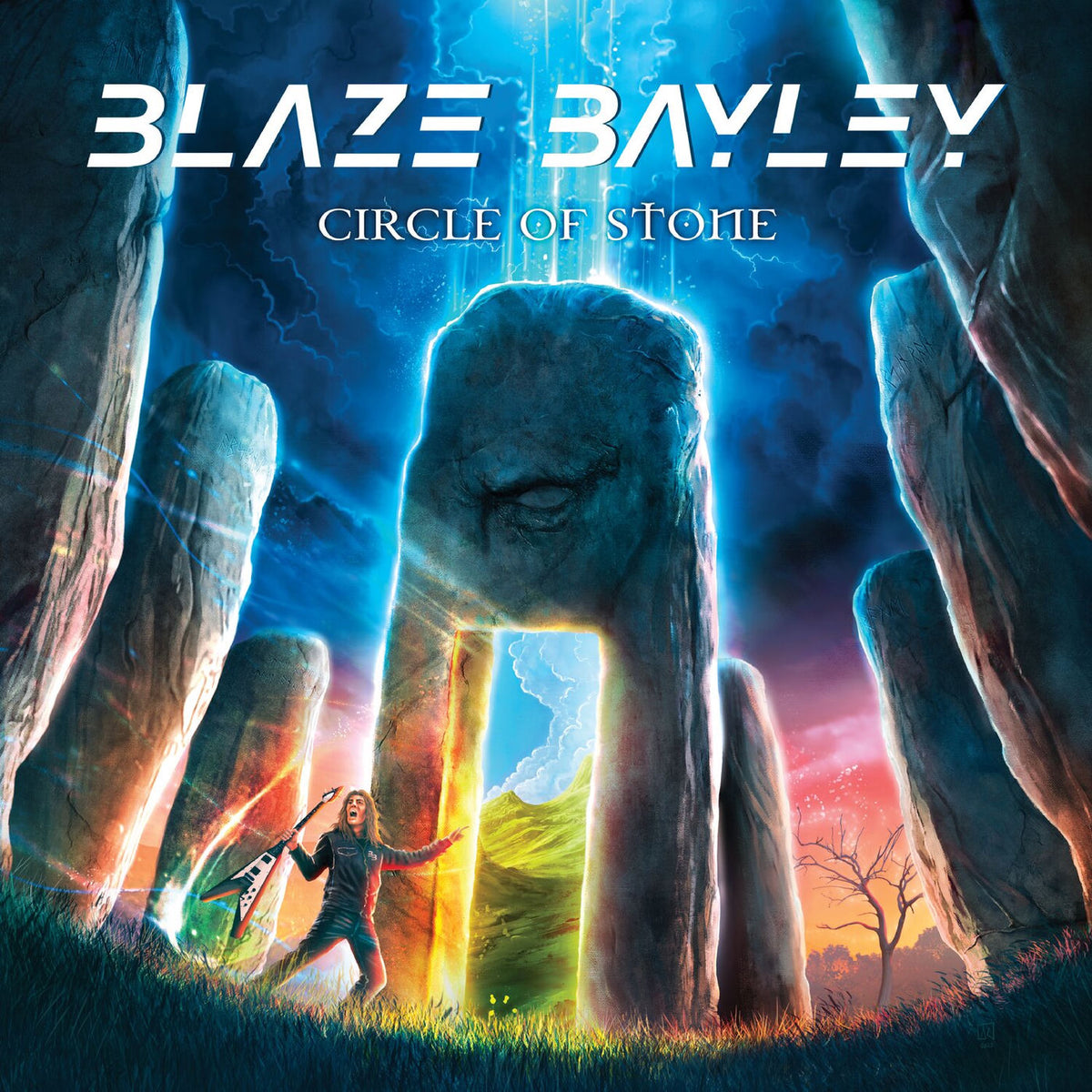 Blaze Bayley – Circle of Stone vinyl record cover