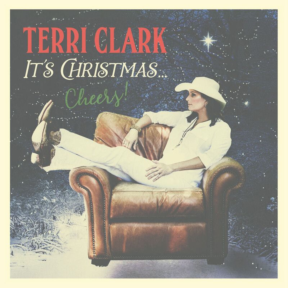 Terri Clark – It's Christmas ... Cheers! vinyl record cover