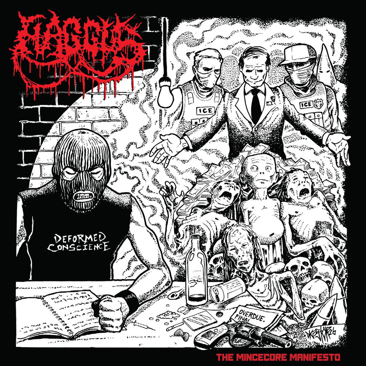Haggus – The Mincecore Manifesto vinyl cover