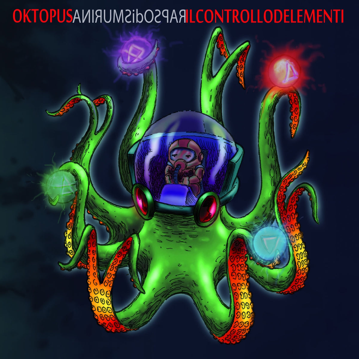Rapsodismurina – Oktopus - Il Controllo D'Elementi vinyl record cover