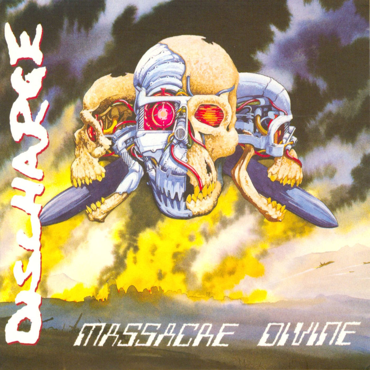 Discharge – Massacre Divine vinyl record cover