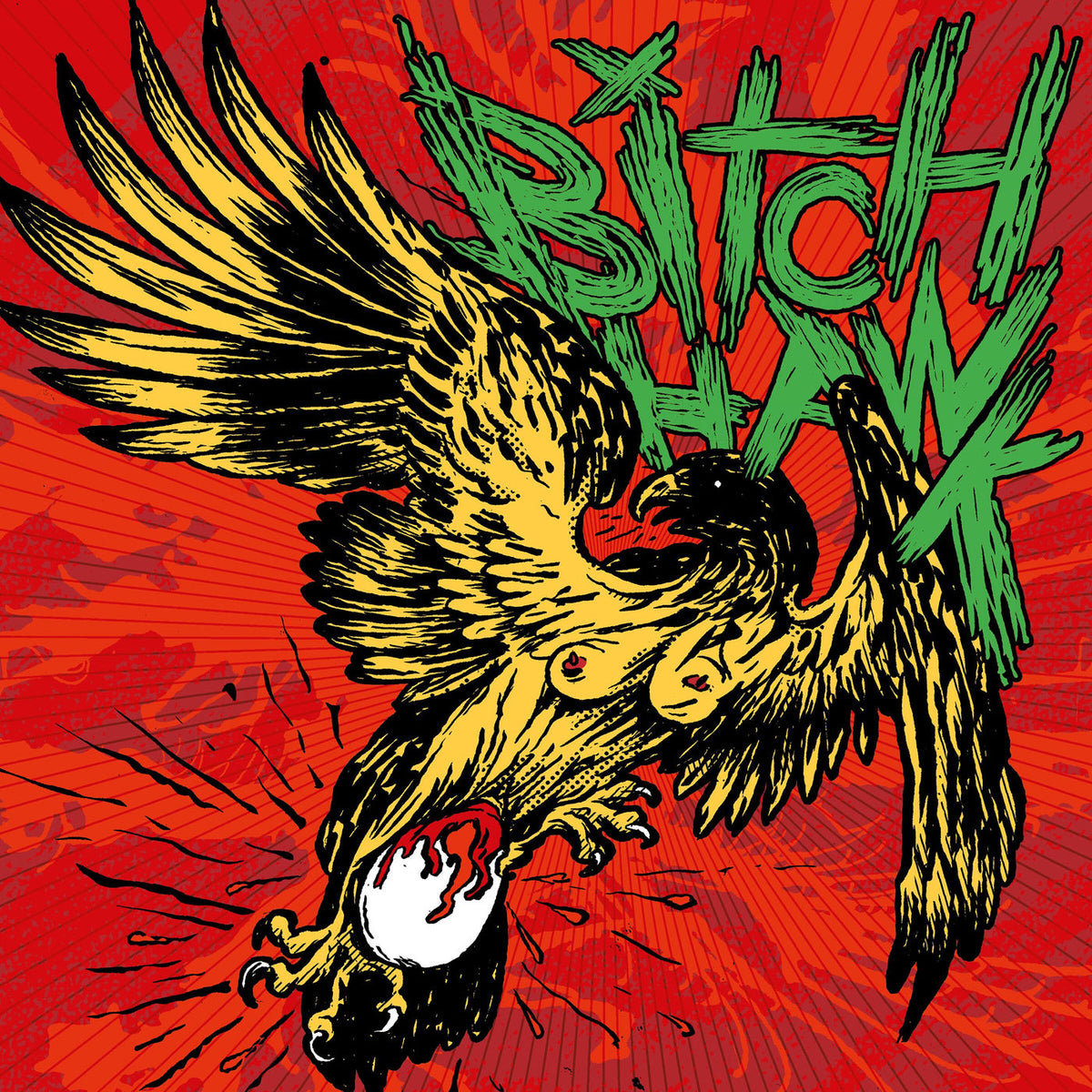Bitch Hawk – Bitch Hawk vinyl record cover