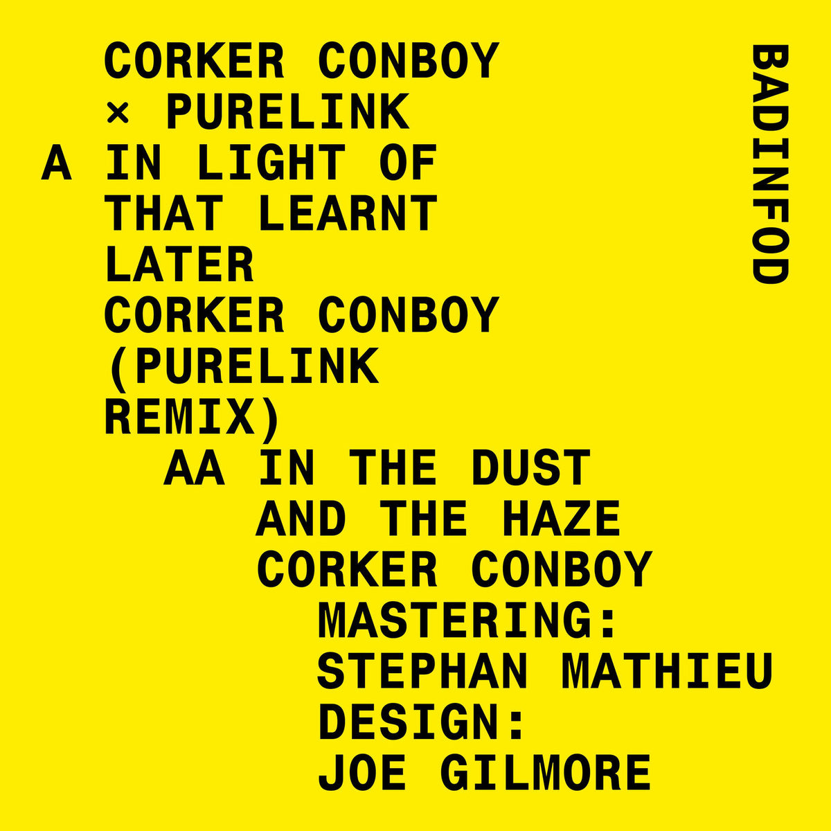 Corker Conboy – Corker Conboy x Purelink vinyl cover