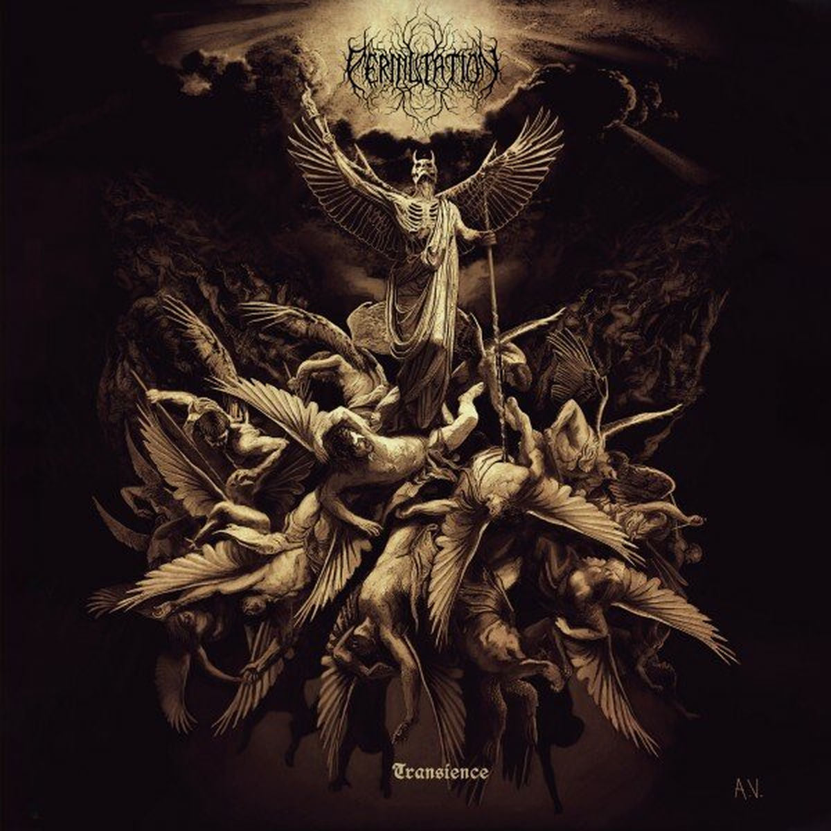 Permutation – Transience [LP] (MARBLED VINYL, IMPORT) vinyl record cover