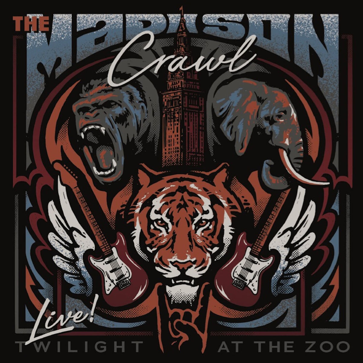 Madison Crawl – Twilight at the Zoo Live vinyl record cover