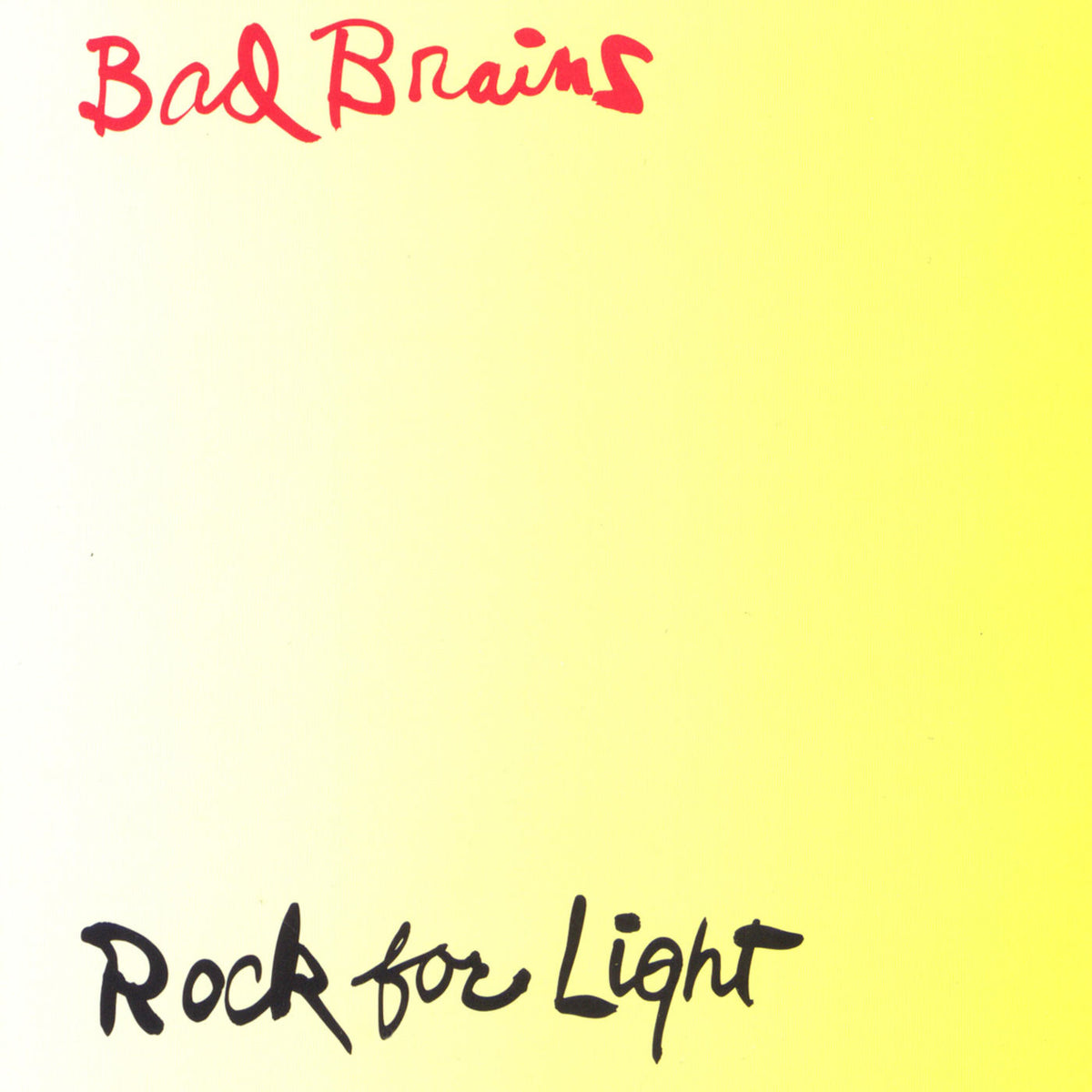 Bad Brains – Rock For Light vinyl record cover
