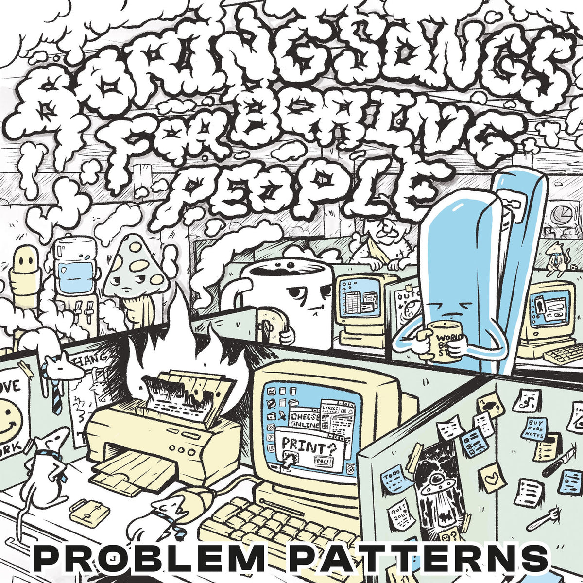 Problem Patterns – Boring Songs for Boring People vinyl cover