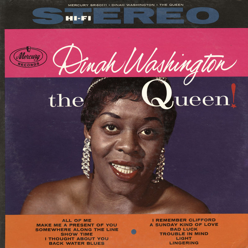 Dinah Washington – The Queen! vinyl record cover