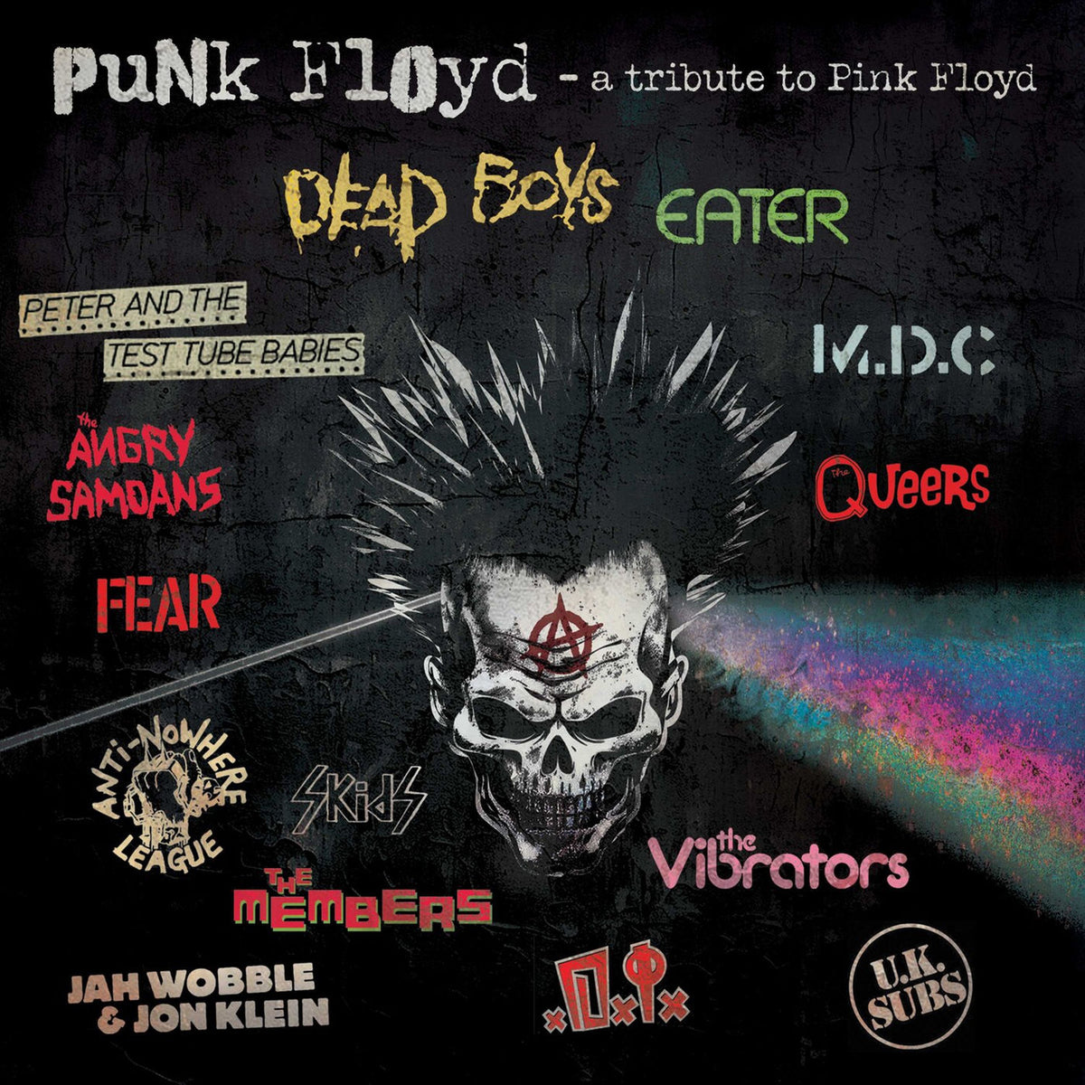 Various Artists – Punk Floyd - A Tribute To Pink Floyd (Limited Edition, Red Vinyl) vinyl record cover