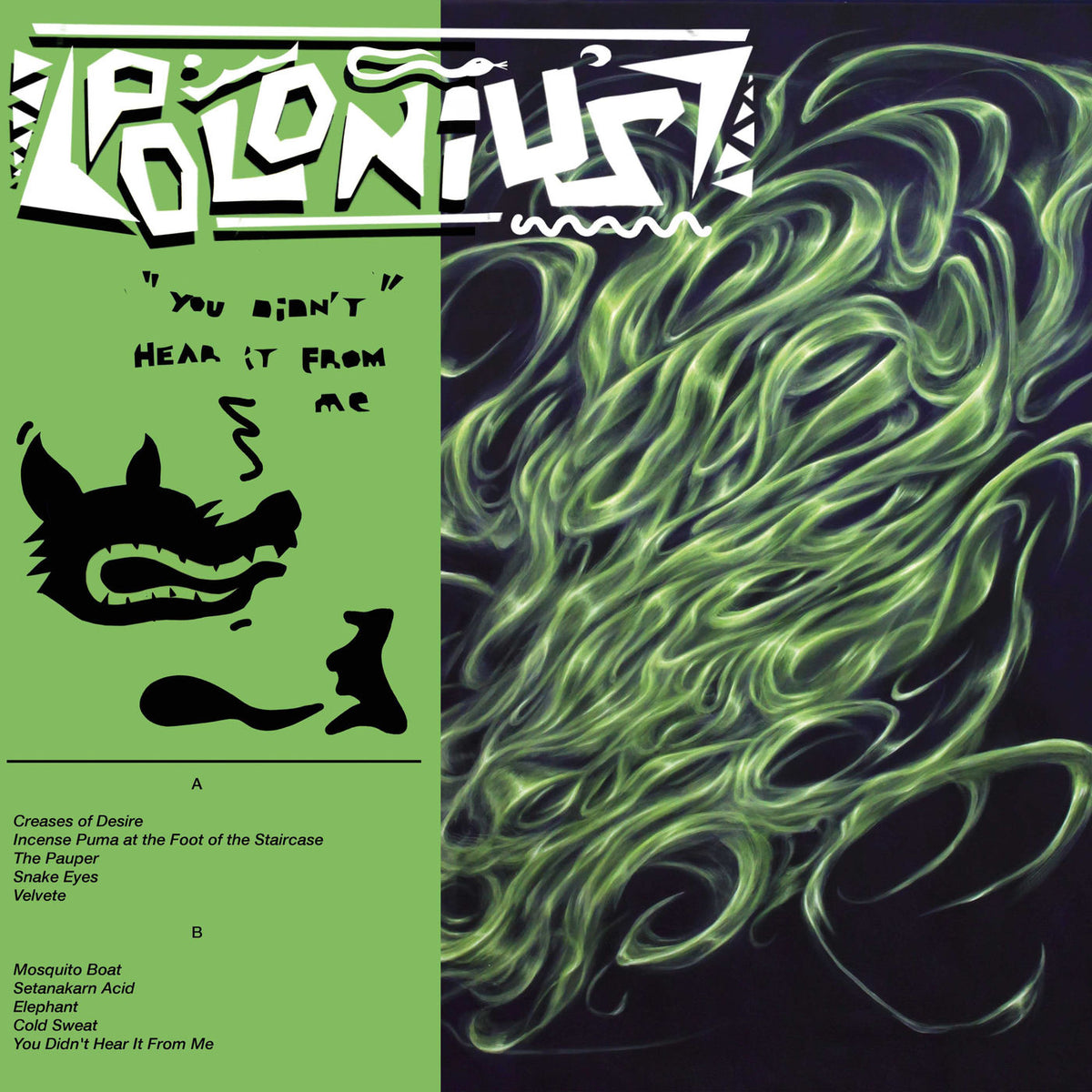 Polonius – You Didn't Hear It from Me vinyl cover