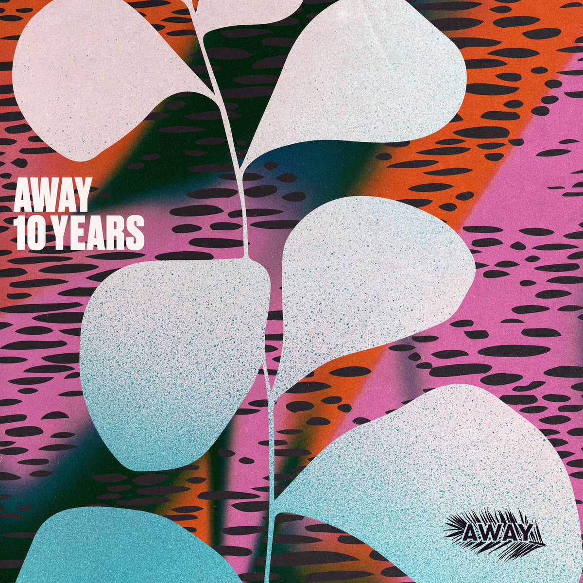 Various Artists – Away 10 Years (2LP) vinyl record cover