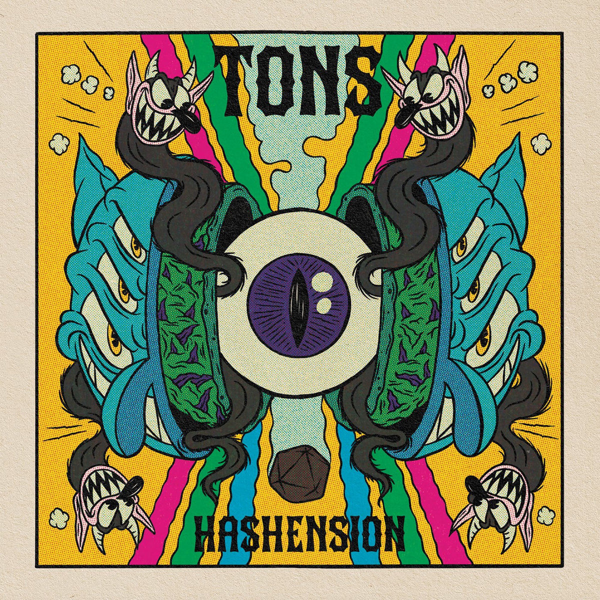 Tons – Hashension vinyl record cover