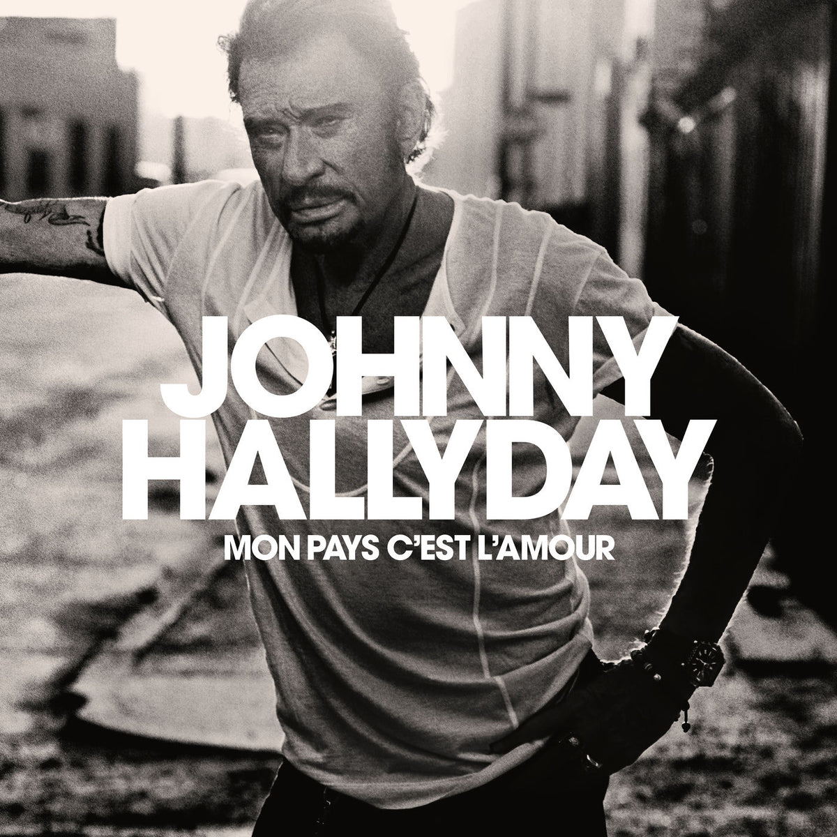 Johnny Hallyday – Mon Pays C'Est L'Amour [Import] vinyl record cover