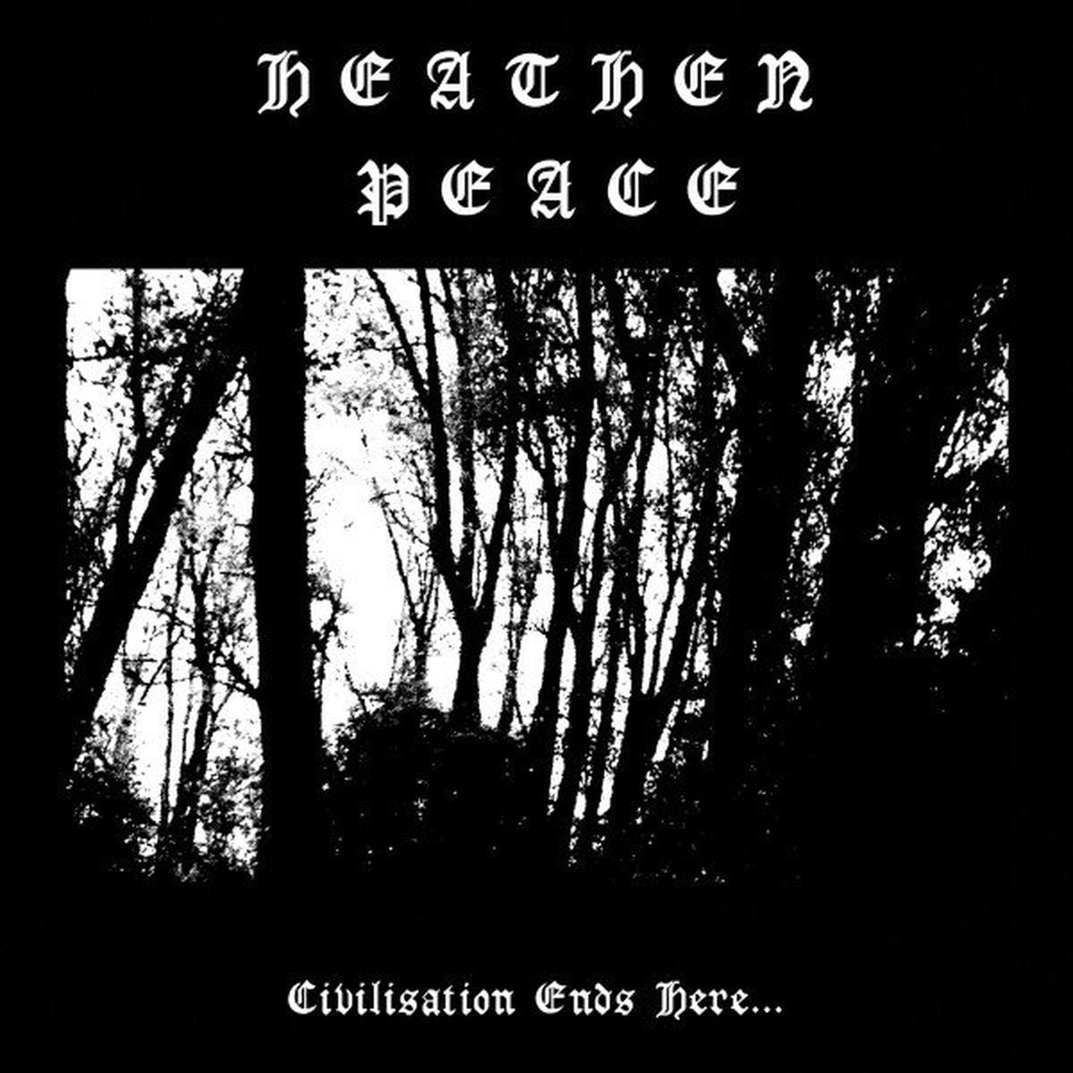 Heathen Peace – Civilisation ends hereà vinyl record cover