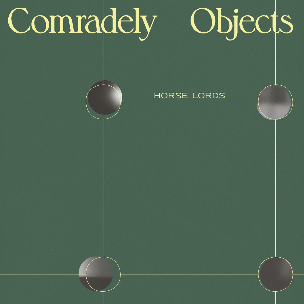 Horse Lords – Comradely Objects vinyl cover