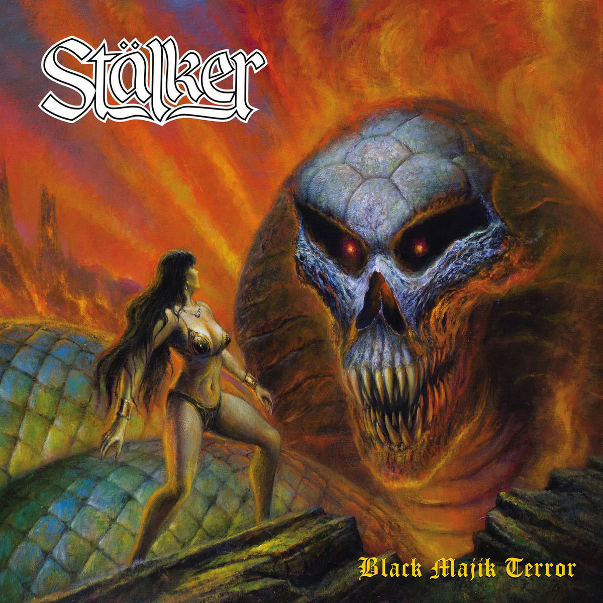 Stalker – Black Majik Terror vinyl record cover