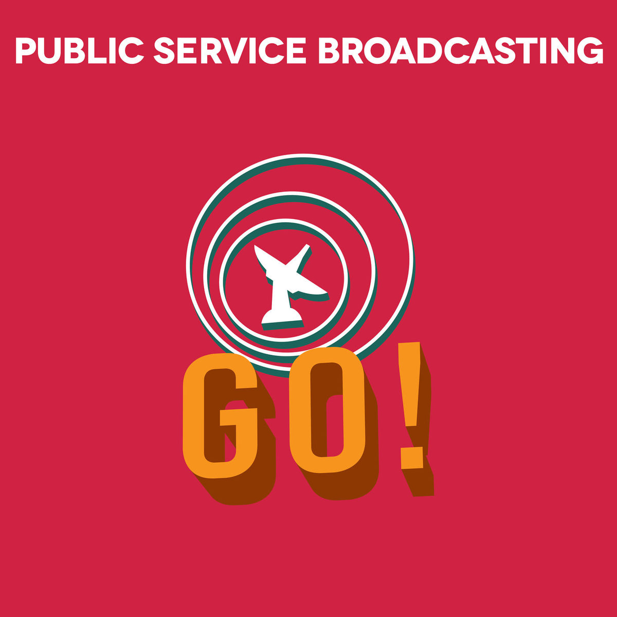 Public Service Broadcasting – Go! (Remixes) vinyl cover