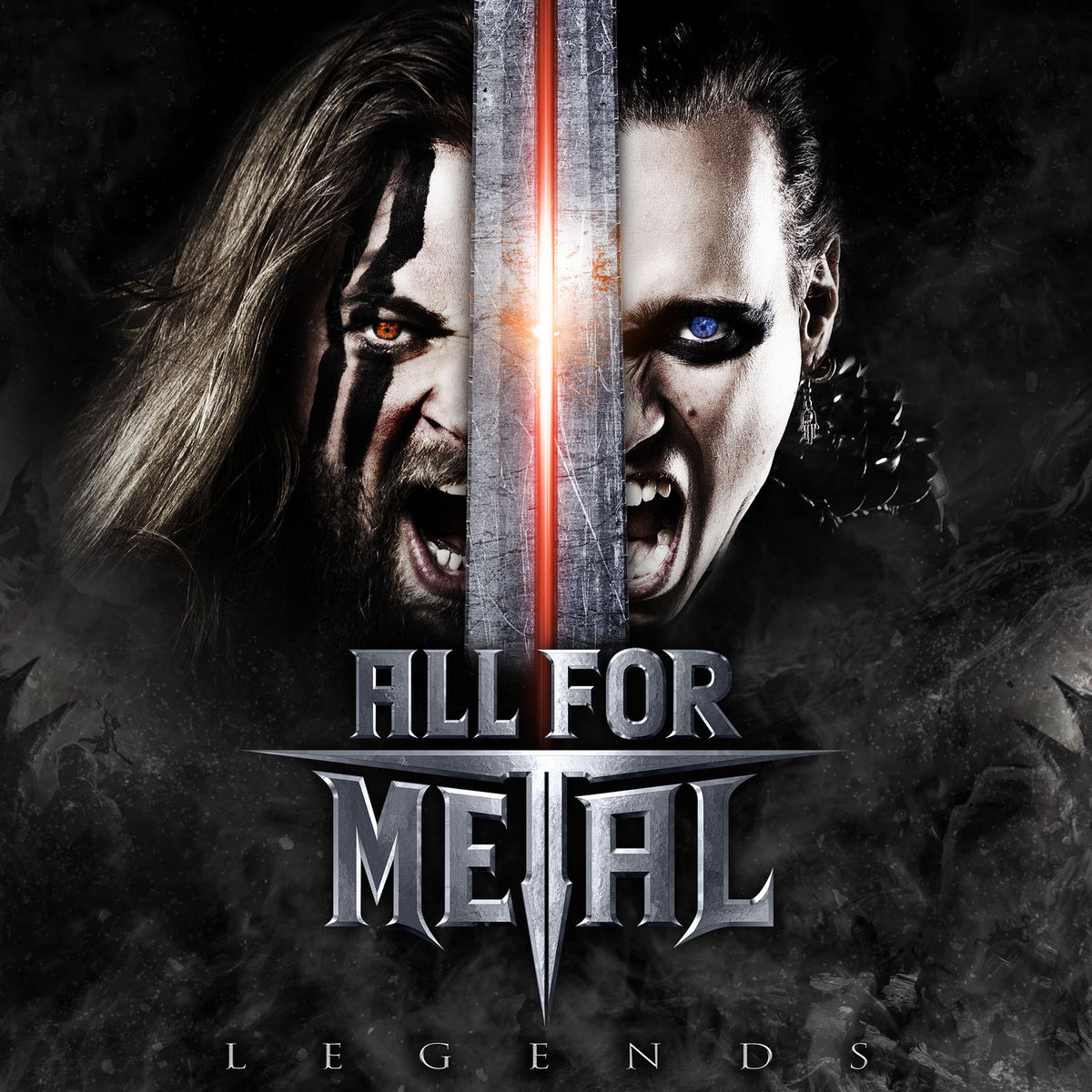 All For Metal – Legends (Red Vinyl) vinyl record cover