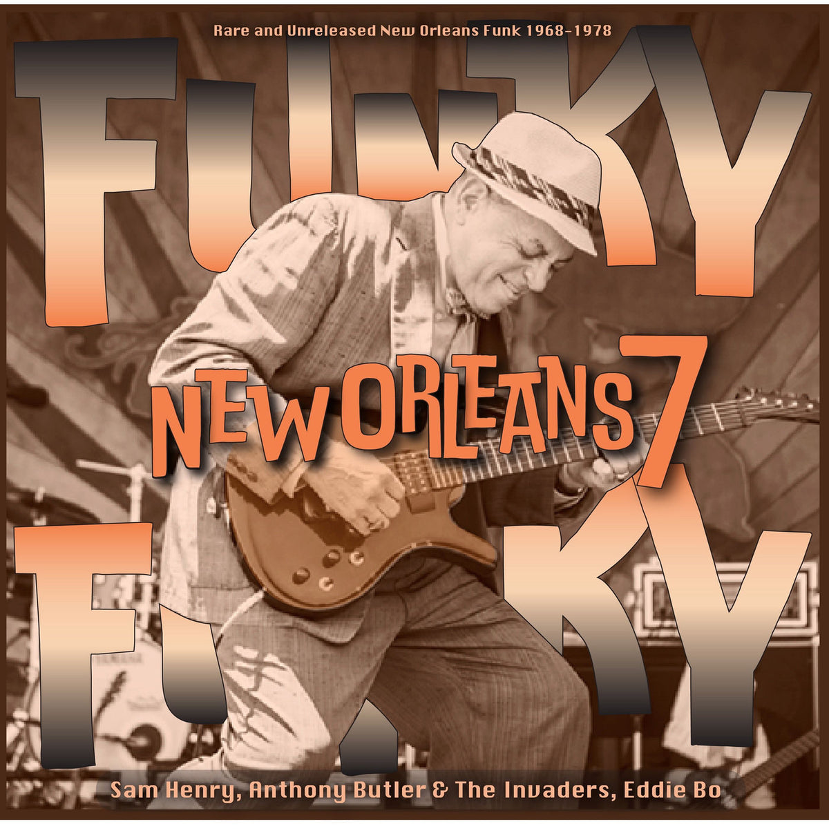 Various Artists – Funky Funky New Orleans, Vol. 7 vinyl cover