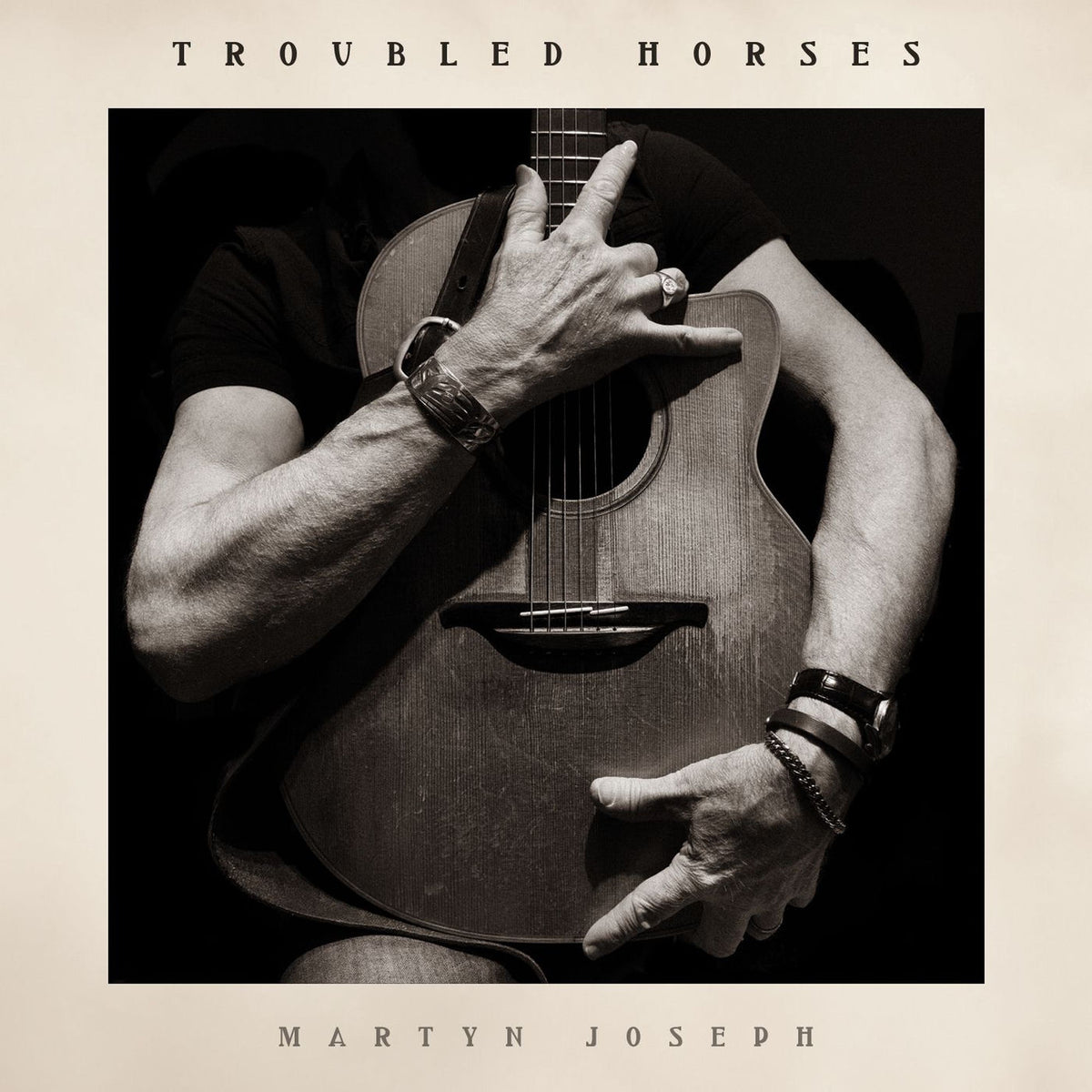 Martyn Joseph – Troubled Horses vinyl record cover