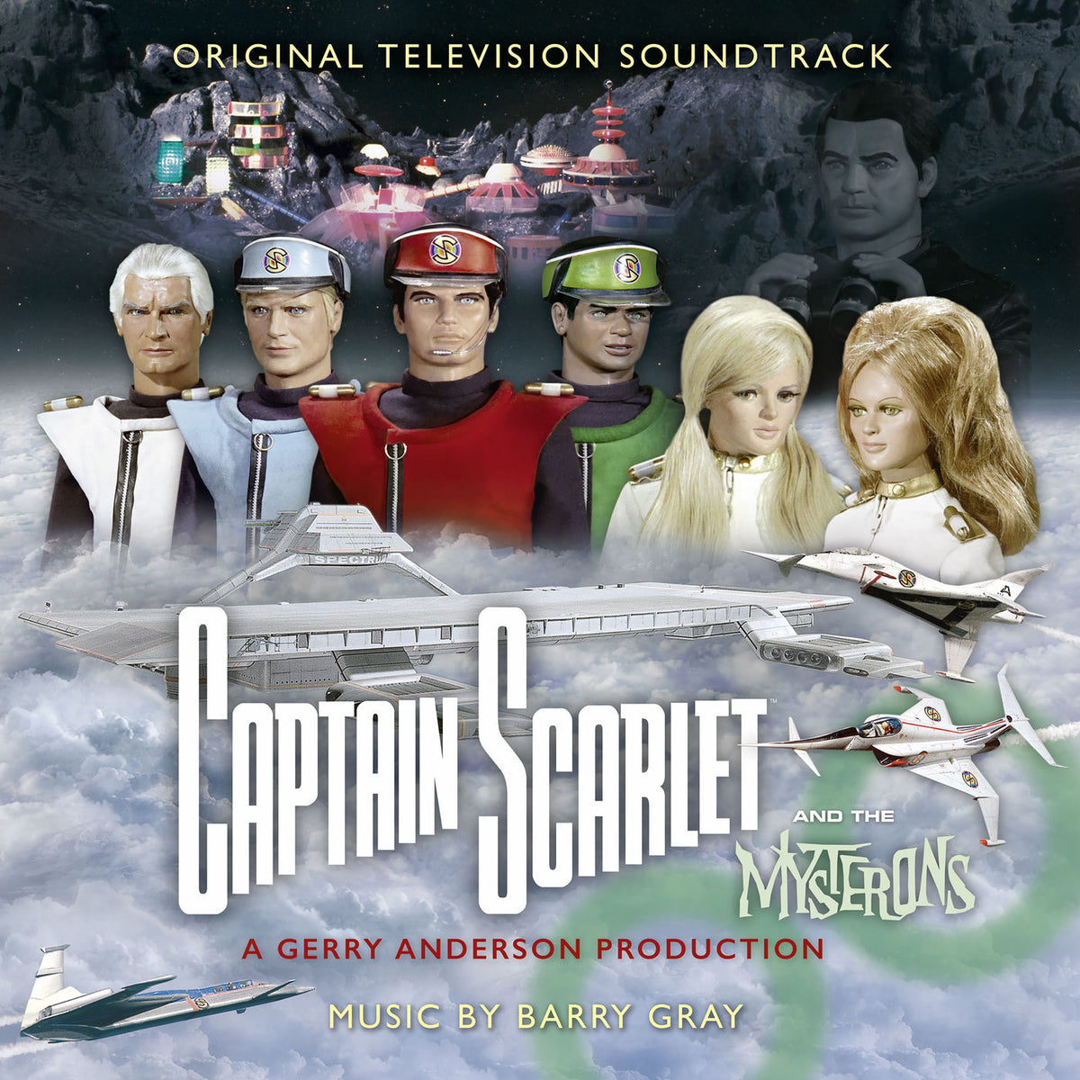 Barry Gray – Captain Scarlet and The Mysterons (Original Television Soundtrack) vinyl cover