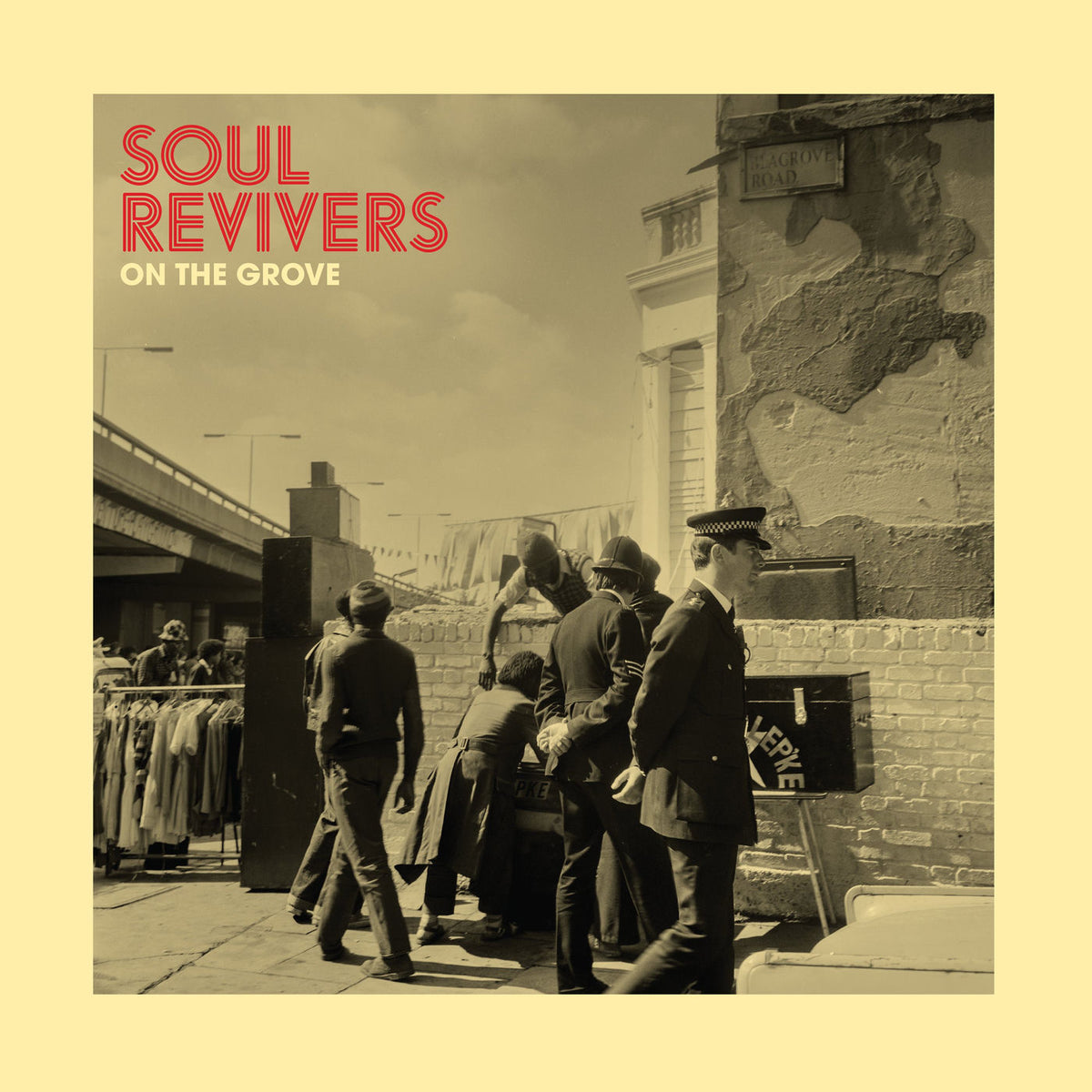 Soul Revivers – On The Grove vinyl record cover