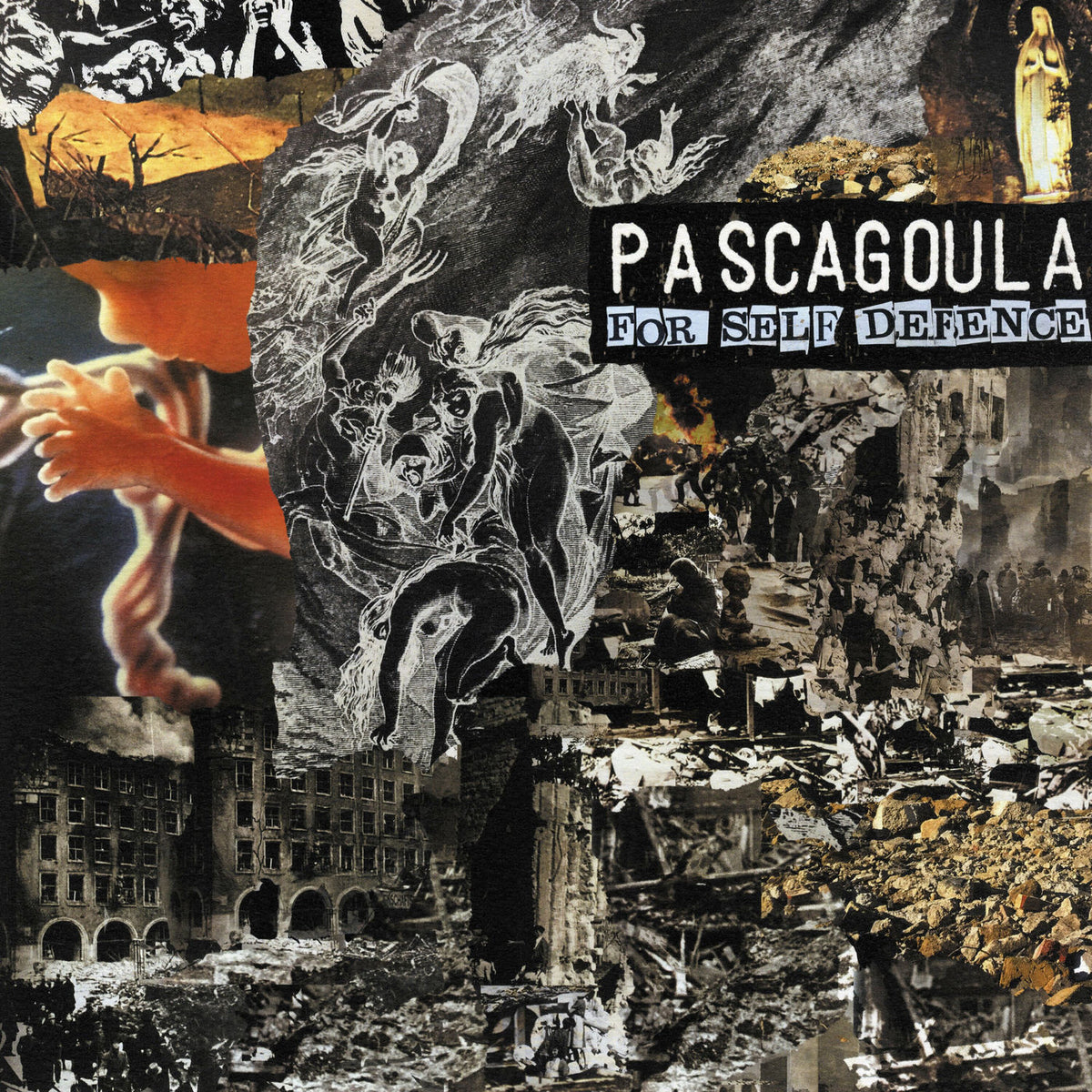Pascagoula – For Self Defence (GRAPHITE GREY ECO MIX VINYL) vinyl record cover