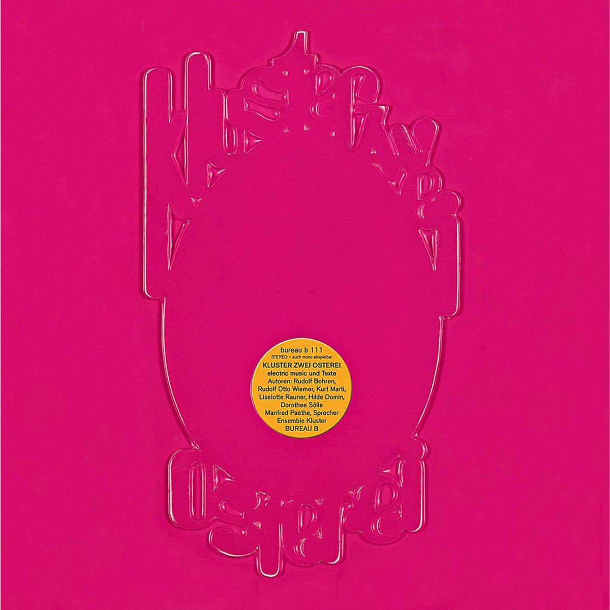 Kluster – Zwei Osterei vinyl record cover