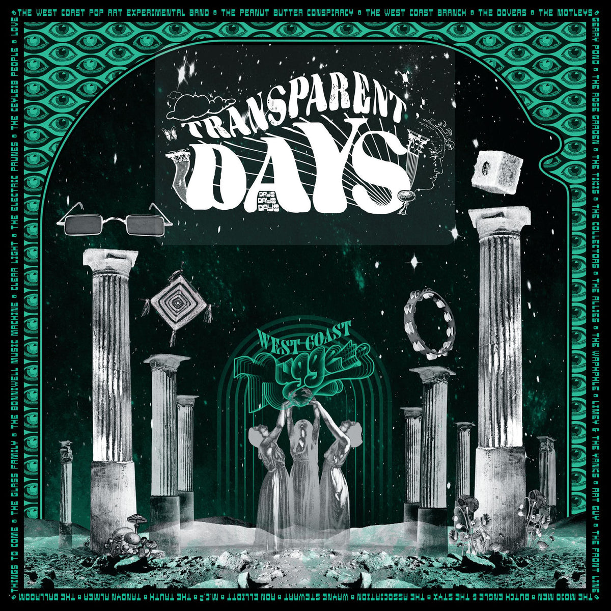 Various Artists – Transparent Days: West Coasts Nuggets vinyl record cover
