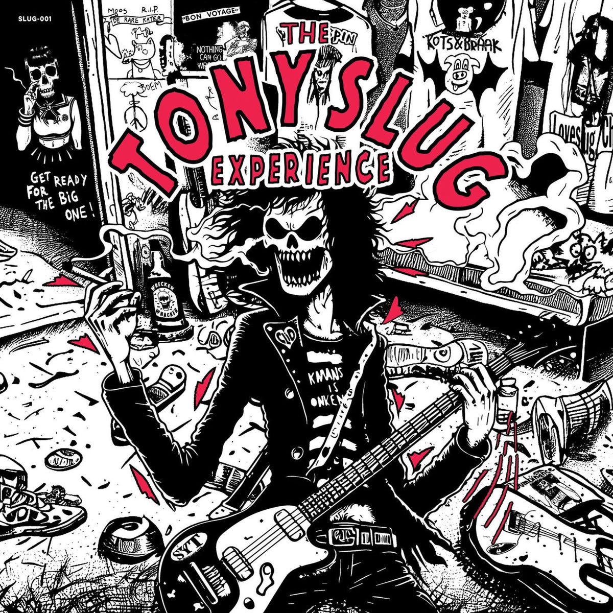 Tony Slug Experience – The Tony Slug Experience [LP] (RED VINYL, IMPORT) vinyl record cover