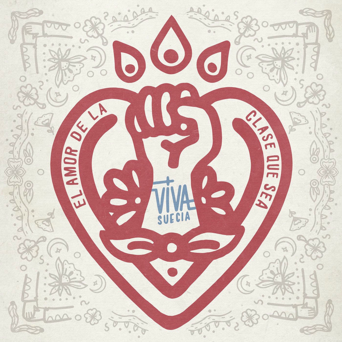 Viva Suecia – El Amor De La Clase Que Sea - Bone & Garnet Vinyl vinyl record cover