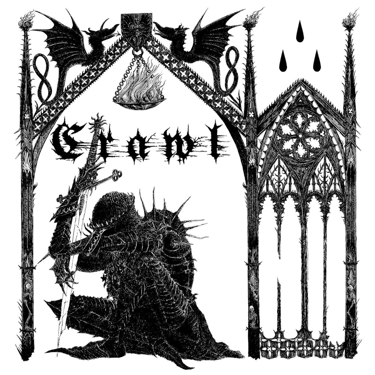 Crawl – Damned vinyl record cover