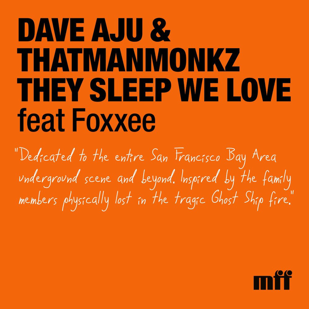 Dave Aju – They Sleep We Love vinyl cover