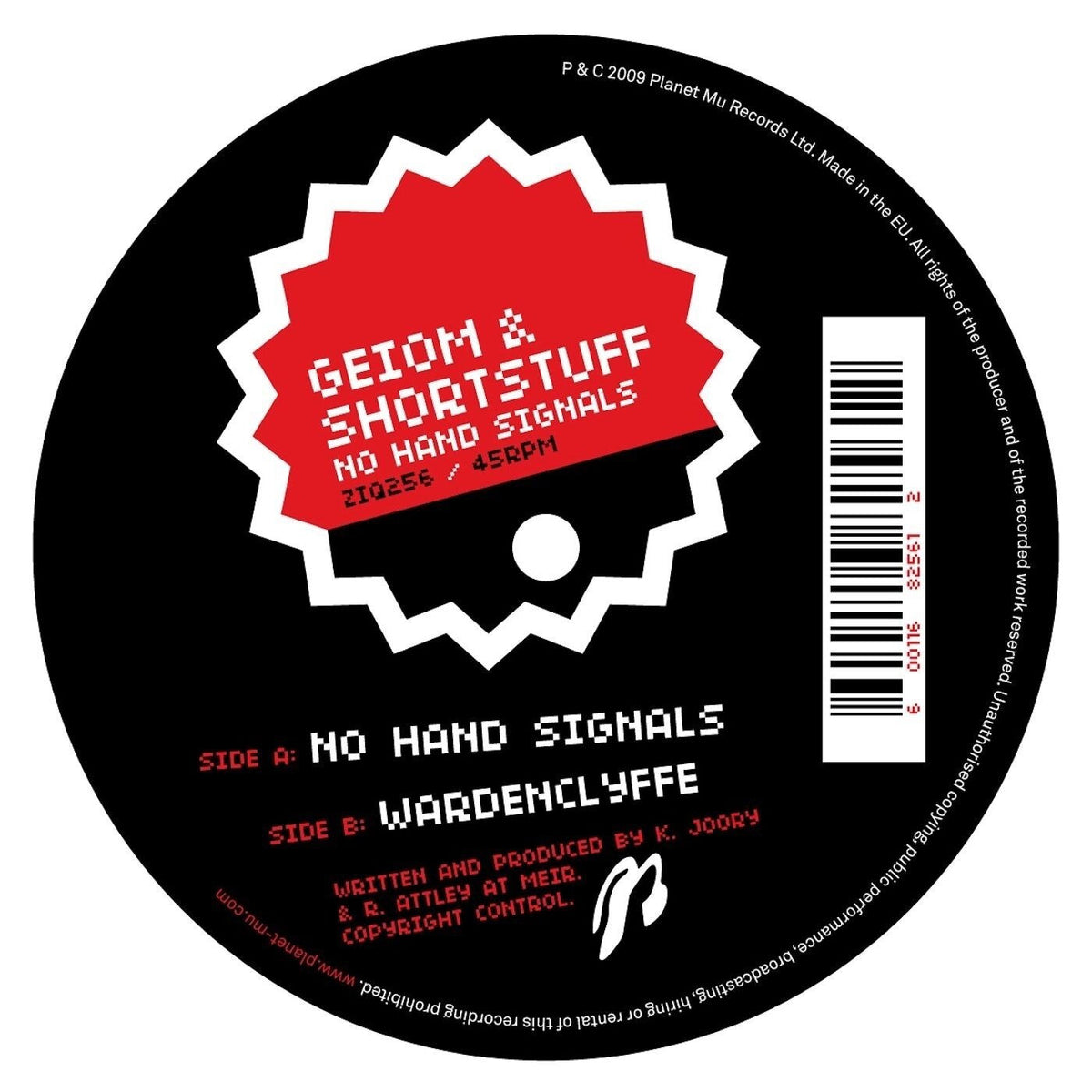 Geiom – No Hand Signals vinyl cover